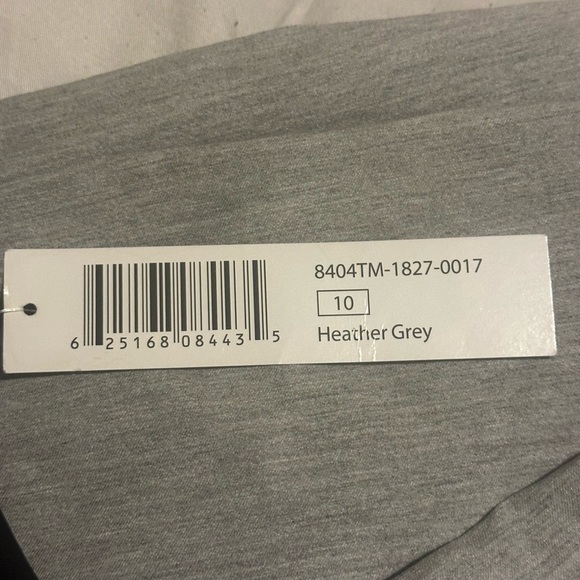 NWT Tribal Maternity Cropped Pants heathear gray size 10 - Picture 6 of 11